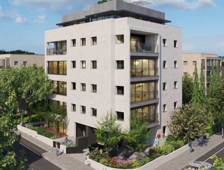 תמונות מפרויקט תמ״א 38 ברחוב דב הוז מספר 23 בתל אביב